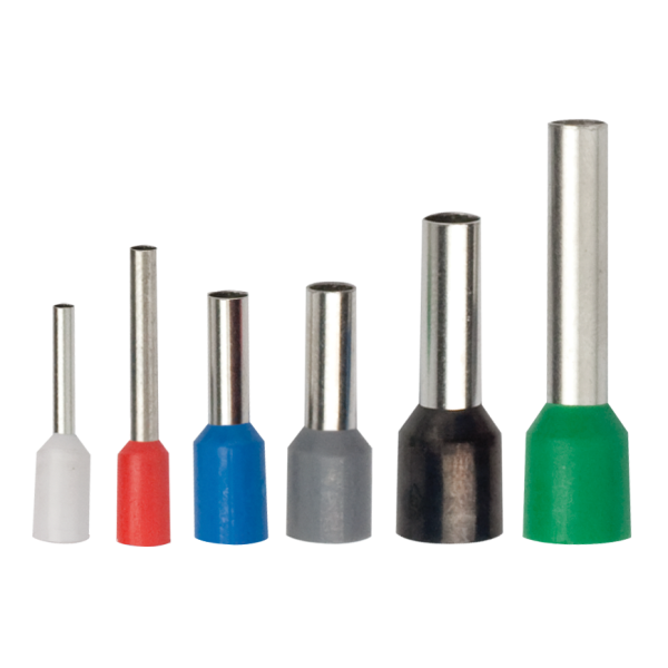 Наконечник-гильза НШвИ E1508  красный (100шт) Наконечник-гильза НШвИ E1508  красный (100шт)