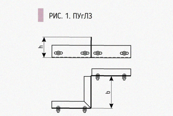 Соединитель-переходник замковый ПУгЛЗ 25х100 УХЛ1, оцинкованный лист, S1,5