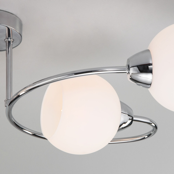 Потолочная люстра с плафонами 4*E27 40Вт хром IP20 (30136/4 хром) Eurosvet