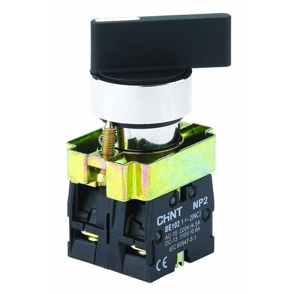 Переключатель NP2-BJ35, 3 положения фиксацией, 1НО+1НЗ, IP40 (R) CHINT