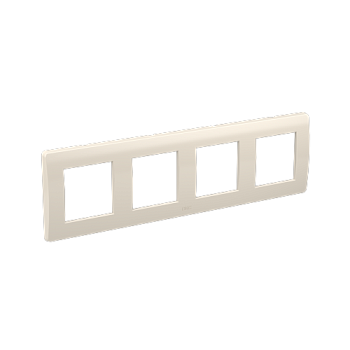 Рамка на 2+2+2+2 модуля (четырехместная), слоновая кость, RAL9001 DKC
