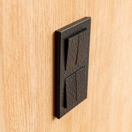 Hammer Рамка универсальная 2 пост . Черный IP20 Werkel