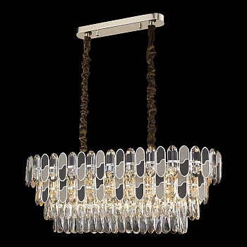 Люстра подвесная Золотой/Прозрачный E14 14*40Вт WE132.14.303 WERTMARK