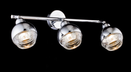 Светильник спот 3*GU10 50Вт Хром IP20 Facets SP006-CW-03-N Maytoni