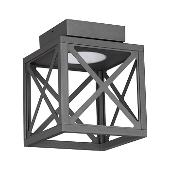 Ландшафтн.потолочн.св-к IP54 LED 4000K 10W 100-240V DANTELA темно-серый NOVOTECH