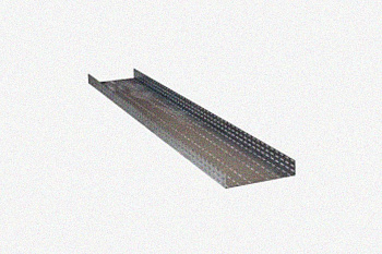 Лоток глухой ЛМГ 500х80х2000 УТ1,5, оцинкованный лист S1,5