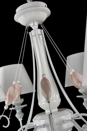 Люстра 6*E14 40Вт Жемчужный белый IP20 Adelia ARM540-06-W Maytoni