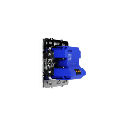 Светорегулятор встраиваемый Voltum S70 поворотно-нажимной 600 Вт, (белый матовый)