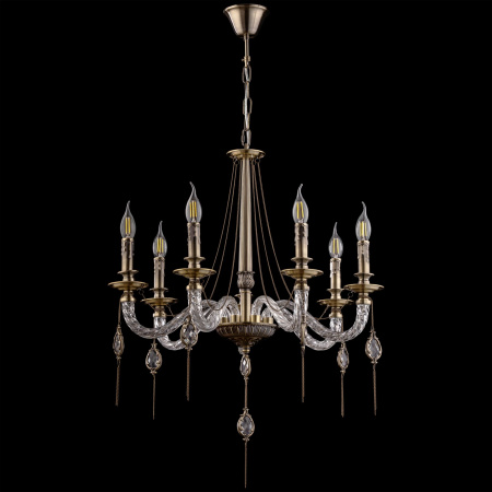 Люстра 7*E14 40Вт Бронза Антик IP20 Charis FR2007PL-07BZ Freya