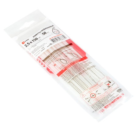 Хомут P6,6 стандартный (б), 2,5x160 (100шт) FlexLock PROxima EKF