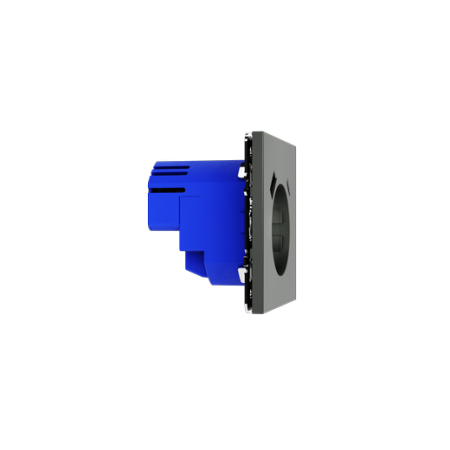 Розетка встраиваемая Voltum S70 с заземлением и защитными шторками, 16А, с USB, A+C, (титан)