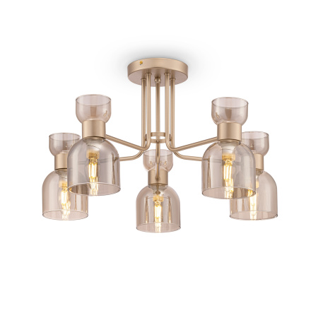 Люстра 5*E14 40Вт Матовое Золото IP20 Isla FR5094PL-05G Freya