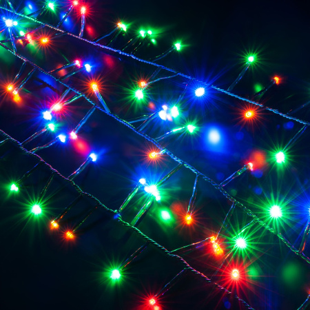 Гирлянда нить "Мишура" мульти 5м IP20 (400-004 мульти) Eurosvet