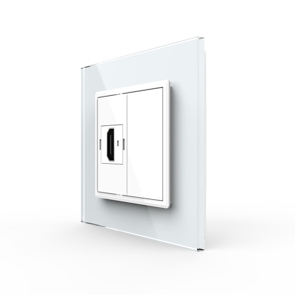 Розетка HDMI Белая Livolo