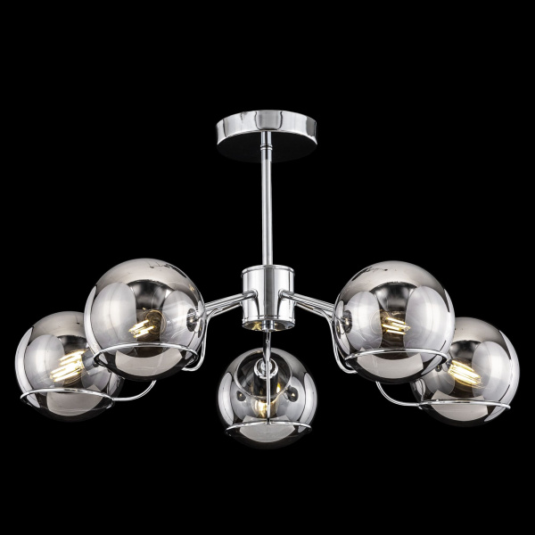 Люстра 5*E14 40Вт Хром IP20 Sally FR5014PL-05CH Freya