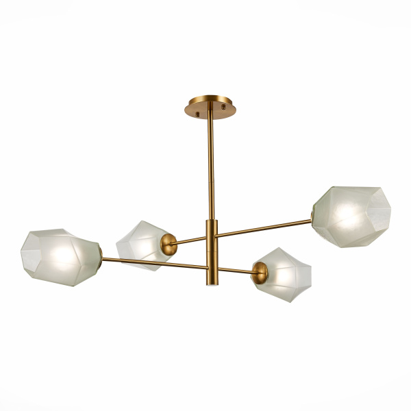 Люстра потолочная Латунь/Белый E27 4*60Вт SLE205202-04 EVOLUCE