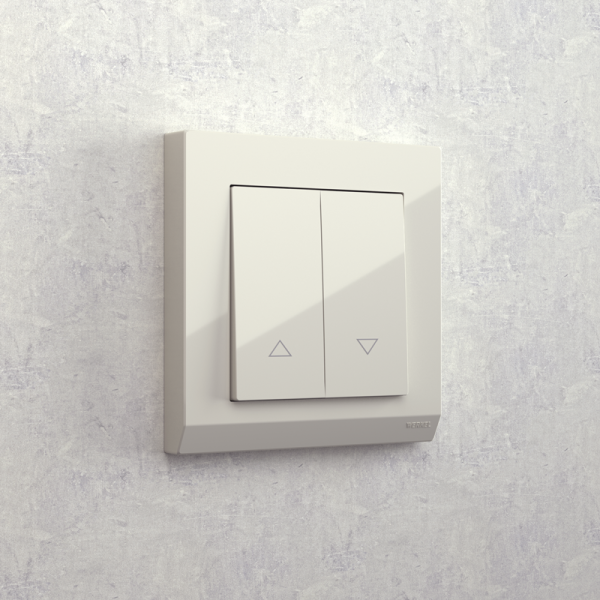 Выключатель жалюзи (слоновая кость) СУ IP20 Werkel