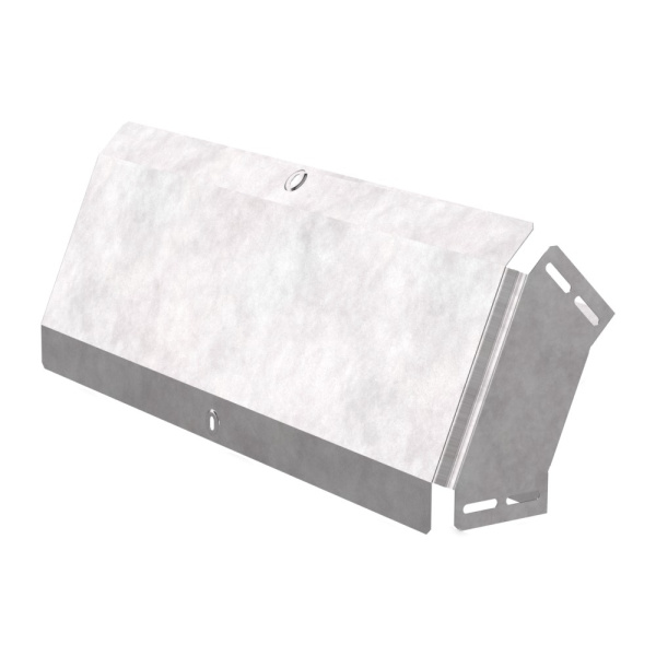 Угол вертикальный внешний 45 градусов с крышкой Стандарт 600х100 Промрукав