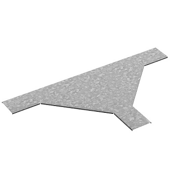 Крышка к тройнику для лестничного лотка ЛКР 500, толщ. 1,0 мм, гор. цинк Ostec