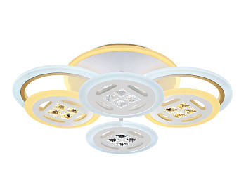 Потолочный светодиодный светильник с пультом FA2951/6 WH белый 4200K/3000K+6400K/6400K+3000K 125W 550*405*150 (ПДУ ИК) Ambrella Light