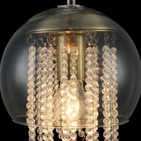 Подвесной светильник 1*E27 60Вт Бронза IP20 Equorin MOD197-PL-01-G Maytoni