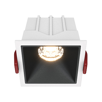 Встраиваемый светильник LED 10Вт Бело-черный IP20 Downlight DL043-01-10W3K-D-SQ-WB Technical Maytoni