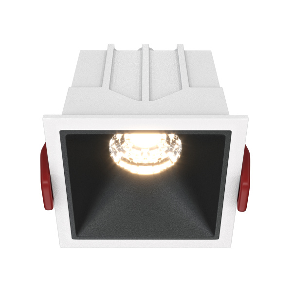 Встраиваемый светильник LED 10Вт Бело-черный IP20 Downlight DL043-01-10W3K-D-SQ-WB Technical Maytoni