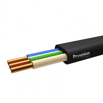 Кабель силовой ВВГнг(А)-LS 3х2,5 плоский РЭК/Prysmian