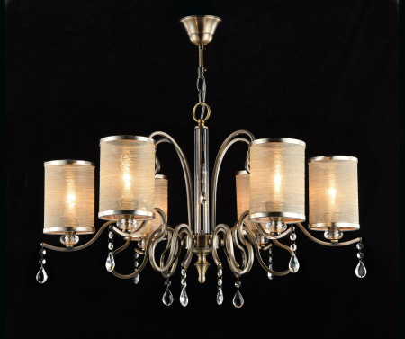 Люстра 6*E14 40Вт Бронза Антик IP20 Faust FR2300-PL-06-BZ Freya