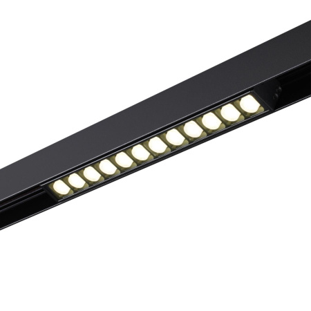 Трековый св-к для низков.шинопровода IP20 LED 4000K 12W 48V FLUM черн C NOVOTECH