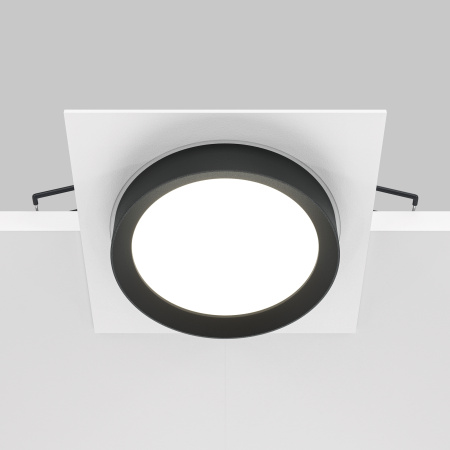 Встраиваемый светильник 1*GX53 15Вт Бело-черный IP20 Downlight DL086-GX53-SQ-WB Technical Maytoni