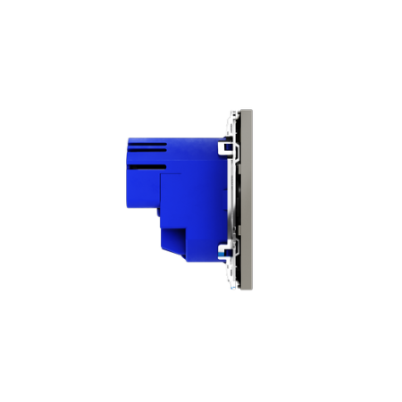 Розетка встраиваемая Voltum S70 с заземлением и защитными шторками, 16А, с USB, A+C, (шелк)