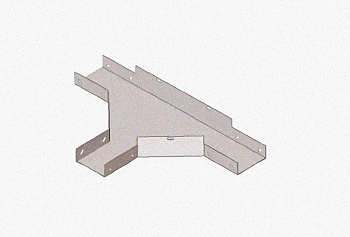 Лоток тройниковый замковый глухой ОТЗГ 150х100 УХЛ1, оцинкованный лист, S1,0
