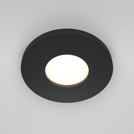 Встраиваемый светильник 1*GU10 50Вт Черный IP65 Downlight DL083-01-GU10-RD-B Technical Maytoni