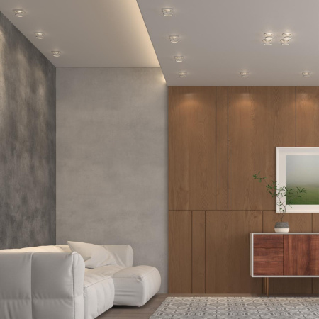 Св-к встр.IP20 GU10 9W 220V GEM белый C NOVOTECH