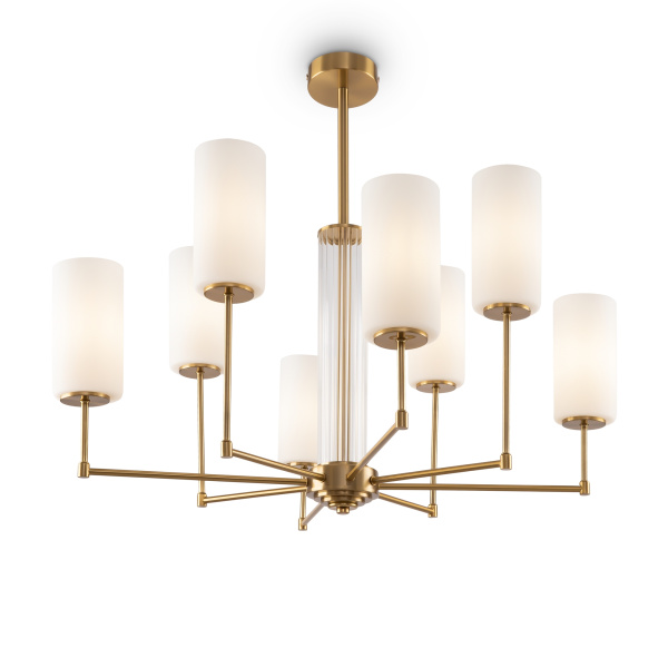 Люстра 8*E14 60Вт Латунь IP20 Agnes FR5184PL-08BS Freya