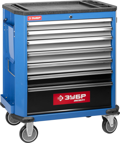 Инструментальная тележка, 7 ящиков, 730x475x910мм, ЭКСПЕРТ ЗУБР