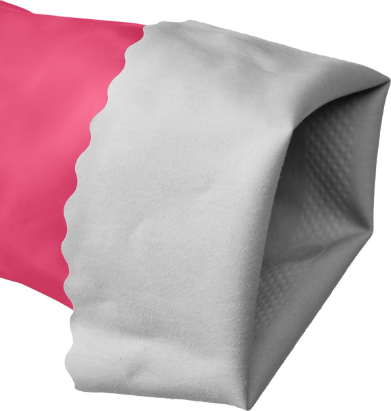 ЛАТЕКС+ перчатки латексные хозяйственно-бытовые, стойкие к кислотам и щелочам, размер L ЗУБР