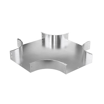 Ответвитель Х-образный 100х300, 0,8 мм, AISI 304 в комплекте с крепежными элементами и соединительными пластинами, необходимыми длямонтажа DKC