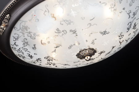 Потолочный светильник 6*E27 40Вт Коричневый с Золотом IP20 Diametrik C907-CL-06-R Maytoni