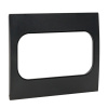 Стокгольм Рамка для розетки 2-местная черная EKF