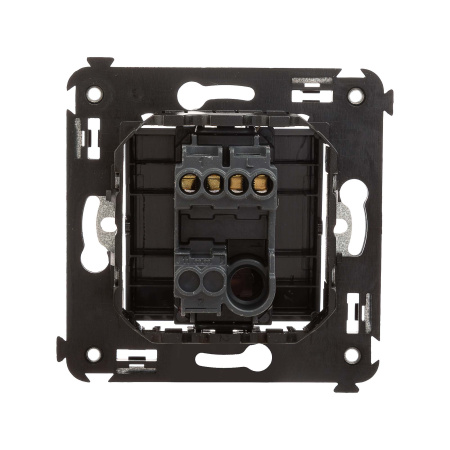 Кнопка одноклавишная в стену, "Avanti", "Черный матовый" DKC