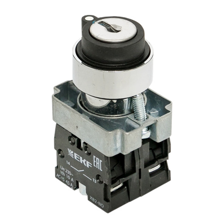 Переключатель BG33 3P с замком не возвратный 2NO PROxima EKF