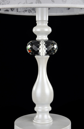 Настольная лампа 1*E14 40Вт Жемчужный белый IP20 Adelaide FR2306-TL-01-W Freya