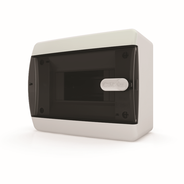 Щит навесной ЩРН-П 6 модулей черная крышка IP41 CNK 40-06-1 Tekfor