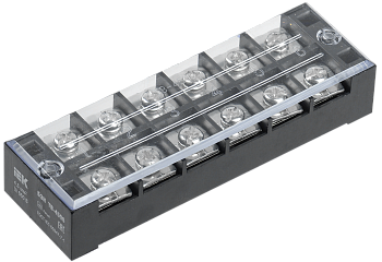 Блок зажимов наборный БЗН ТВ-4506 4,5мм2 45A 6 пар IEK