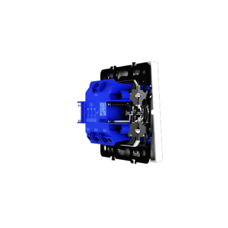 Выключатель встраиваемый Voltum S70 трехклавишный 10А, (белый матовый)