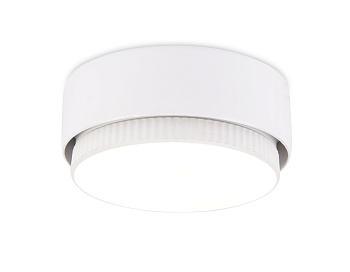 Накладной точечный светильник G102 WH белый GX53 D82*25 Ambrella Light