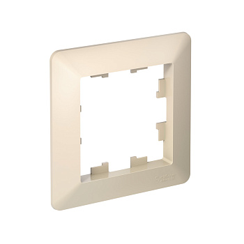 ATLASDESIGN AIR 1-постовая рамка, бежевый/дымчатый белый
