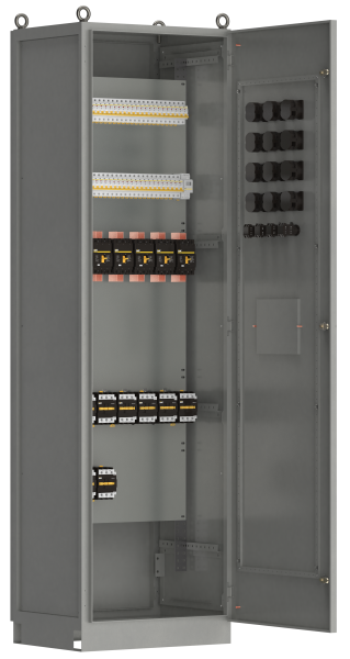Панель распределительная ВРУ-8503 2Р-108-30 выключатели автоматические 3Р 8х63А 3х125А IEK